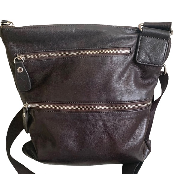 Margot Dark Brown Leather Crossbody Bag - Picture 5 of 11